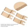 4 x Oscillating Saw Blades Multitool Blades Diamond and Carbide