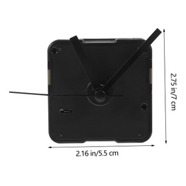 LALAFINA 1 Set DIY Clock Movement Mechanism Kit Silent Replacement Parts for Wall Clocks Suitable for Frames Accurate Timekeeping for Craft Projects
