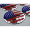 4X 56.5mm=2.24 inches American Flag Wheel Hub Center Cap Emblem