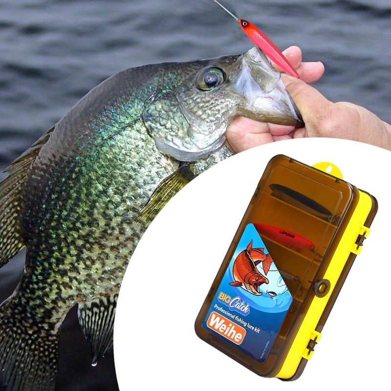 Bass Fishing Lures, Realistic Fishing Bait Spinner Lures, 24X Swimbait