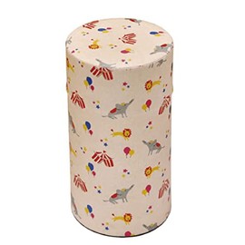 Yamako 79461 Tea Canister Fantasy Circus Large Stylish Cute Tea Leaf Tea Tea Coffee Storage Container Made in Japan