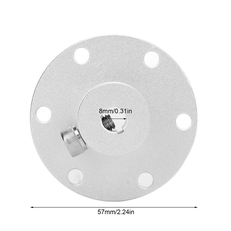 8mm Flange Shaft Coupling Aluminum Alloy Rigid Flange Guide Shaft