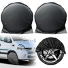 Trailer Tire Cover,Tire Covers for RV Wheel,Universal Waterproof Caravan Wheel