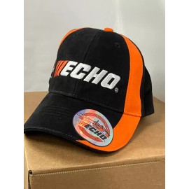 Echo Power Tools Orange Black Men's Hat Adjustable Ball Cap Baseball Chainsaw
