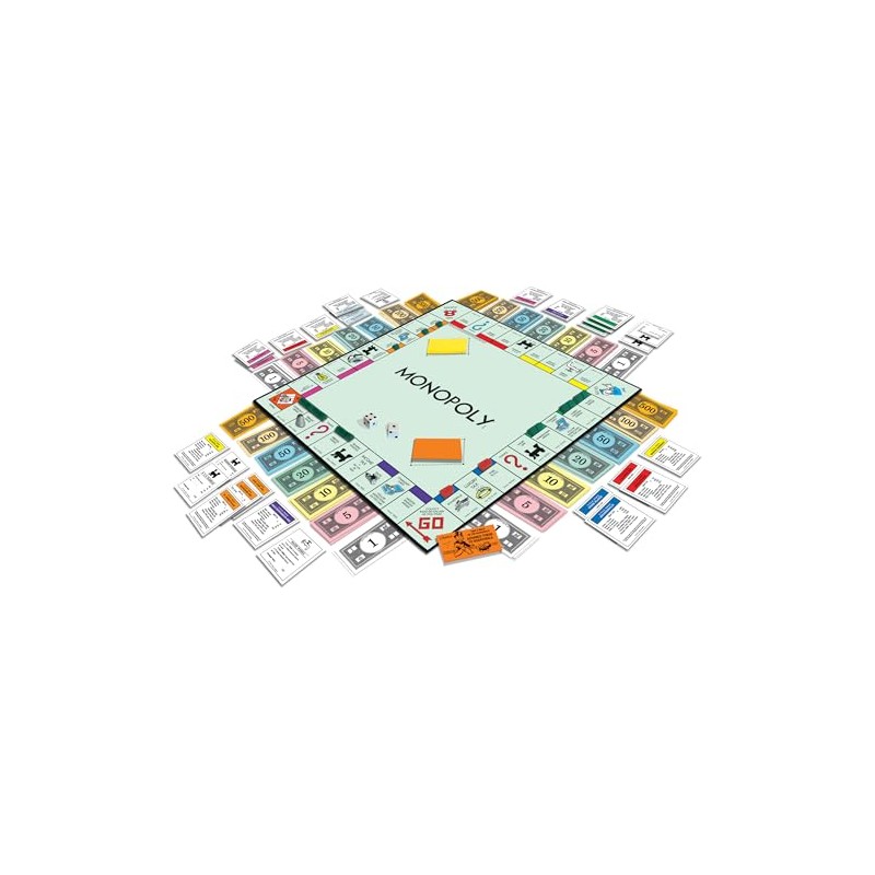Juego de mesa Monopoli, edición clásica (idioma español no garantizado),