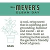 MRS. MEYER'S CLEAN DAY Liquid Dish Soap, Biodegradable Formula, Basil,
