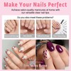 240pc Oval Gel Nail Tips Fake Nail Clear Press on