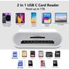 SD Card Reader USB C, 2 in 1 SD Card