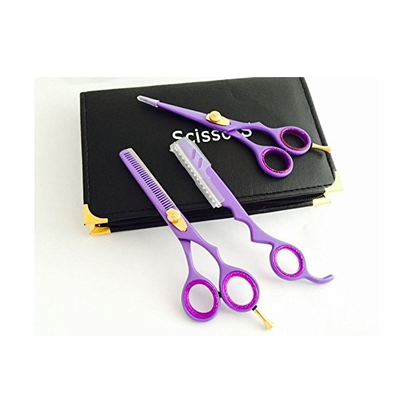 5.5"Professional Razor Edge Hair Cutting and Thinning Scissors Barber Shears Hairdressing Scissors Barber Shears Set