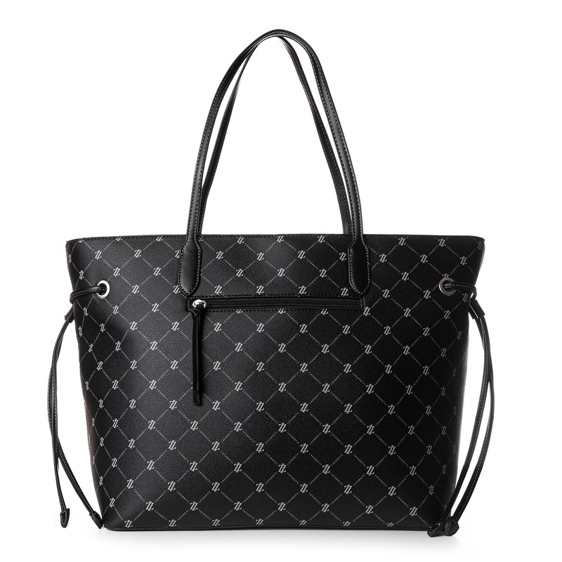 Lazarotti Palermo Women's Shopper Bag, Tote Bag with Side Drawstrings,