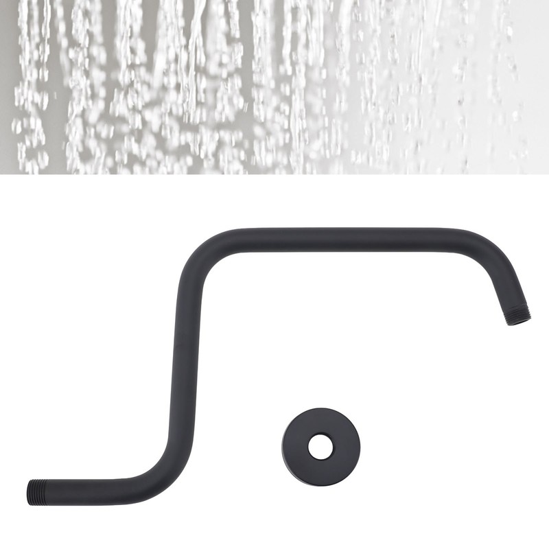 Shower Arm Stainless Steel Shower Arm with Flange S Shape