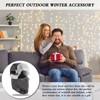 CZAYEFNH Winter Windproof Full Cover Outdoor Riding Mask with Glasses，Grey