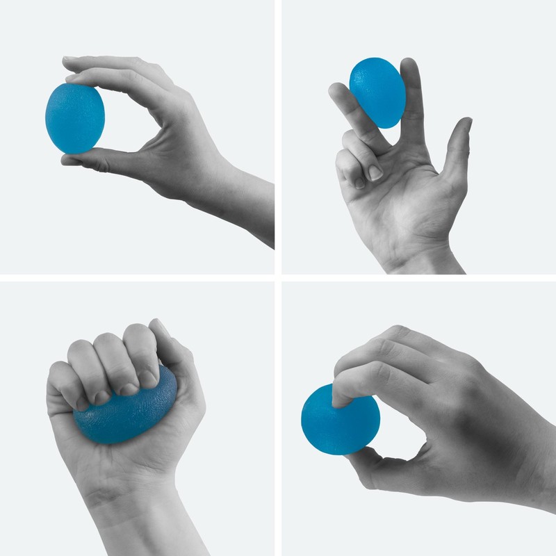 TheraPIE Gel EGG Ball, Egg Shaped Hand Trainer, High Quality,