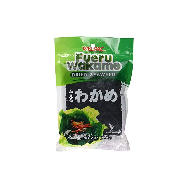 Wel-Pac - Fueru Wakame (Dried Seaweed) Net Wt. 2 Oz.