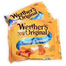 2 Large 10.8 oz bags of Werther's Originals Chewy Caramels