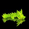 Tumbler Straw Buddy Dragon Guardian Straw Figurine 3D Printed:_Ice
