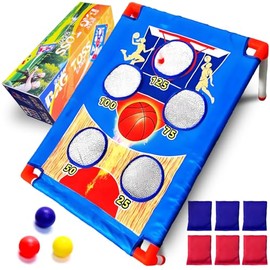 Bean Bag Toss Game for Kids Ages 4-8 - Outdoor Cornhole Toys for 3-8 Year Old Boys & Girls | Fun Family Party Birthday Games for Toddlers, Backyard, Lawn & Beach Activities