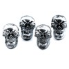 Bashineng Car Tire Valve Stem Caps 4pcs Skull Head Valve
