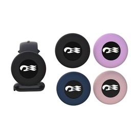 GudCoaks [4 Pack] Princess Ocean Medallion Watch Adapters Holder for Carnival Ocean Medallion (2023, 2024, 2025), Fits Watch Wristbands - Black/Dark Blue/Pink/Purple