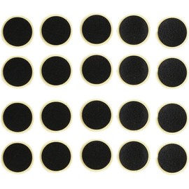 Jinshining 20 Pcs Bike Tire Patch Kit,Glueless Bike Repair Patch, Round Bike Tube Patches,Bike Inner Tube Repair Kit,Bike Patch Kit for Road and Mountain Bikes Tires and Tubes