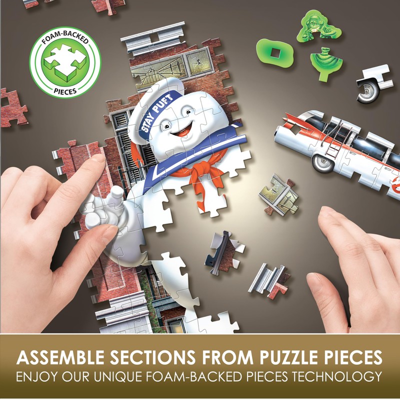 Wrebbit3D Ghostbusters 3D Puzzle Model of Firehouse Headquarters | Includes