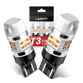 LASFIT Switchback LED Bulb for Toyota Tacoma 4TH Gen 2024-2025 T3 7443 7444na Front Turn Signal Parking Light Built in Resistor 100% Error Free White Amber (2pcs)