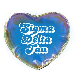 Sigma Delta Tau Heart Shaped Makeup Bag
