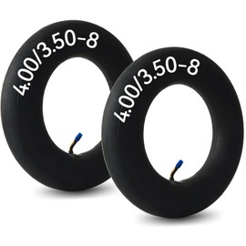 2 Pack 3.50-8 Inner Tube with TR87 Bent Valve Stem Replacement for 3.50-8 3.00-8 3.5-8 3.0-8 300-8 350-8 for Wheelbarrow Wheel, Lawn Mowers, Cart Wheel, Garden Cart, Wagons