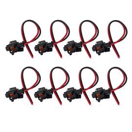 EPSIRMP 88988963 8pcs Set Fuel Pump Connector, PT2183 Multi-Purpose Pigtail Connector Harness Compatible with LLY LBZ LLM 6.6L Chevy GMC Black Multi-Purpose Pigtail