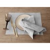 Solino Home 100% Pure Linen Hemstitch Dinner Napkins - 20