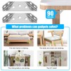 Universal Furniture Corner Connector, 10 Pcs Stainless Steel Angle Corner