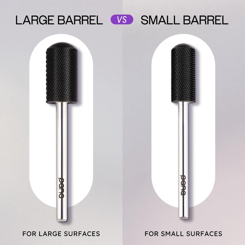 PANA 3/32" Large Smooth Round Top Safety Carbide Nail Drill