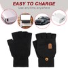 USB Heated Gloves 2 Pairs Winter Warm Heating Mitten Full
