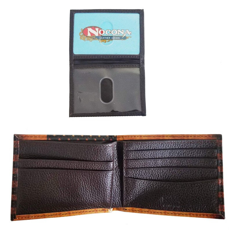 Custom Morgan Dollar Tails Nocona Bi-fold Wallet with a Distressed