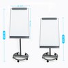 A AIRLLEN Mobile Whiteboard Flipchart Easel Mobile Dry Erase Board