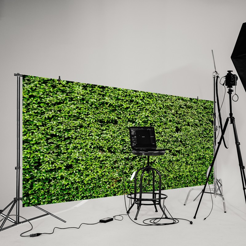 Artificial Leaves Photography Background Fabric Birthday Party Decoration Backdrop