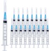 100 Pack Disposable 3ml Lab Syringes with 23Ga 1 Inch