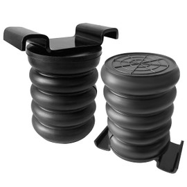 SUSUPACi SSR-610-47 Rear Suspension Spring, Rear Air Helper Springs Fit for Toyota Tundra, Toyota Tacoma, Nissan Frontier, Nissan Titan （1 Pair Black)