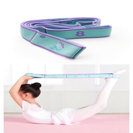 Stretch Band, Fitness Band, Leg Stretcher, High Elasticity, 8 Levels of Strength, For Kids, Ballet, Yoga, Dance, Gymnastics, Ballet, Taekwondo, Etc. Equipment, Yoga Stretch Strap, Training Belt,