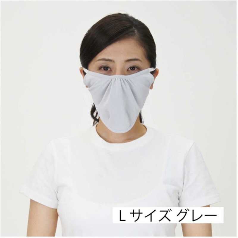 Sunayama Cool Breeze Mask, UV Protection, UPF 50+, Sweat Absorbent,