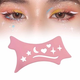Harilla Eyeliner Stencil Eye Aid Tool Easy to Use for Men and Women Pink