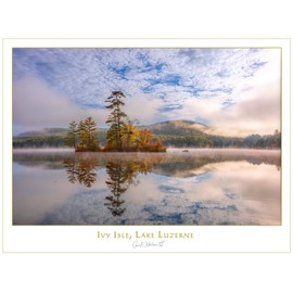 Ivy Isle, Lake Luzerne, Adirondack Print by Carl Heilman II, 18" x 24" - ND065890