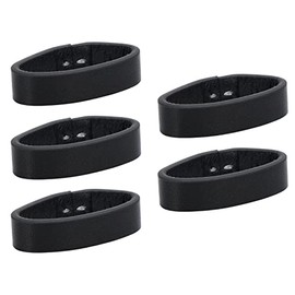 JASGOOD Belt Accessories Leather Loop Keeper, Straps Holder Retainer Band for 1.3"/33mm Wide Belts/Straps