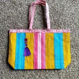 Estee Lauder empty travel beach tote shopping bag LARGE/NEW