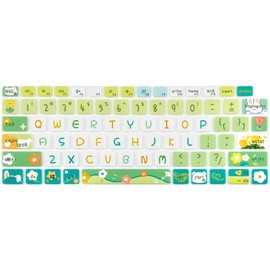 Cute Silicone Keyboard Cover for Dell Latitude 3000 3340 13.3"(2023), Dell Latitude 5320 5330 5340 5350 13.3", Dell Latitude 7320 7330 7340 7350 13.3", Cute Flowers