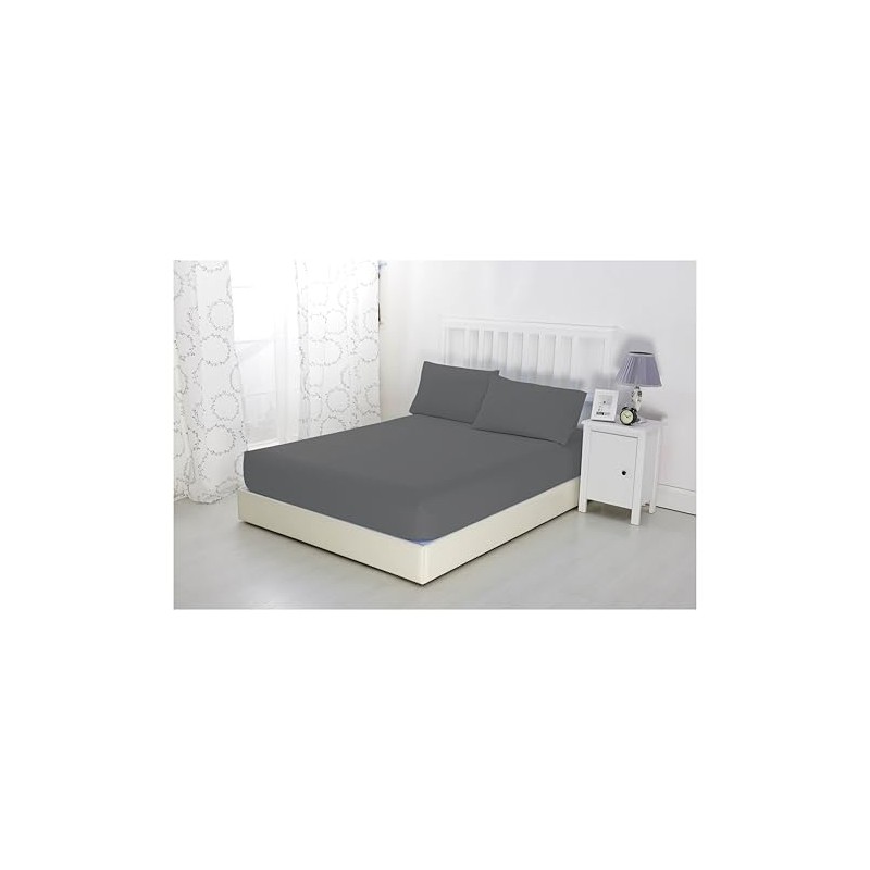 Sonia Linens Home Basic Soft Brushed Microfibre Fitted Sheet -