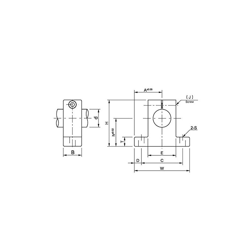 SH12 Set of 4 Standing Shaft Holders