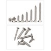 BOZONLI M6 Wood Screws, Tapping Screws, Flat Head Countersunk Phillips