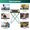 Foldable Chair Flexible Lightweight Breathable Portable Stool for Mountaineering Camping