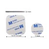 M-Jump 40pcs Adhesive Tape Double Sided White Foam Tape Strong